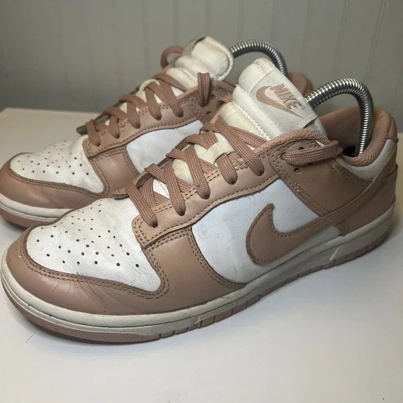 Nike Dunk Low Rose Whisper Women's Shoes Sneaker 9.5 White Pink Mauve DD1503-118 - Picture 3 of 9